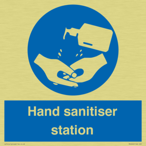 Hand sanitiser station